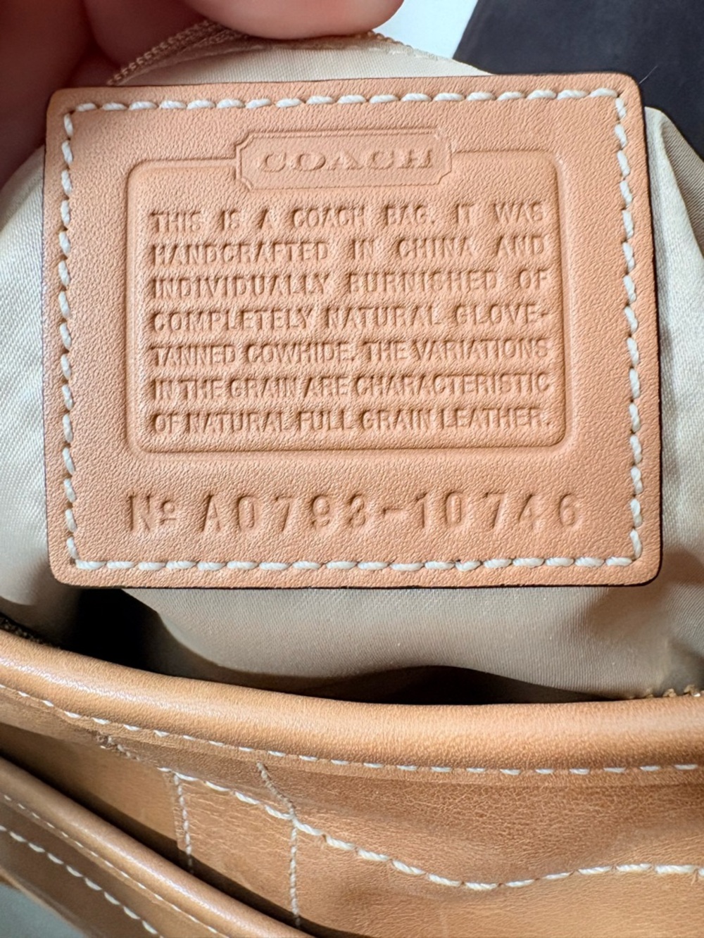 2007 COACH Bleecker Heritage Leather Crossbody Bag or Shoulder Bag - Picture 2 of 16